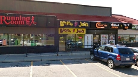 Calgary Booster Juice was using countertop cleaner to wash fruits and veggies