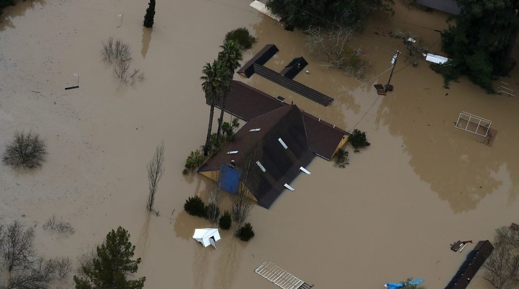 California flooding: ‘Guerneville is officially an island’