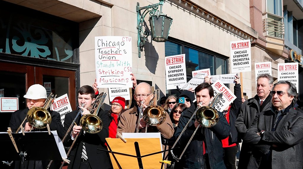 Chicago Symphony Orchestra musicians go on strike