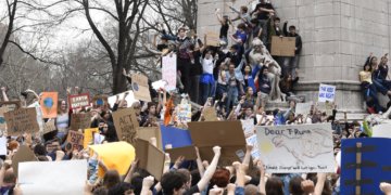 Students strike for climate change in New York City — and around the world