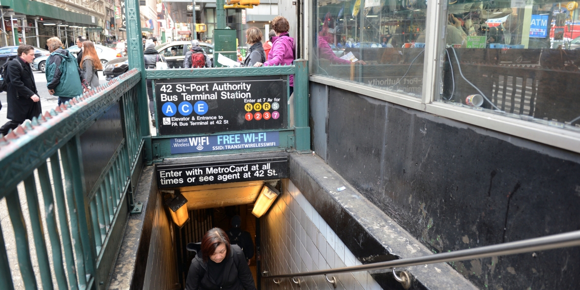 Bleeding straphanger claimed he was stabbed by blue-haired fury — but cops doubt his tale