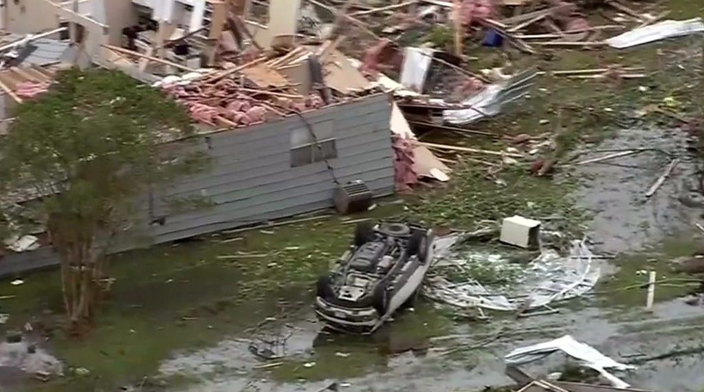 Texas tornado: ‘It looked like a bomb had gone off’