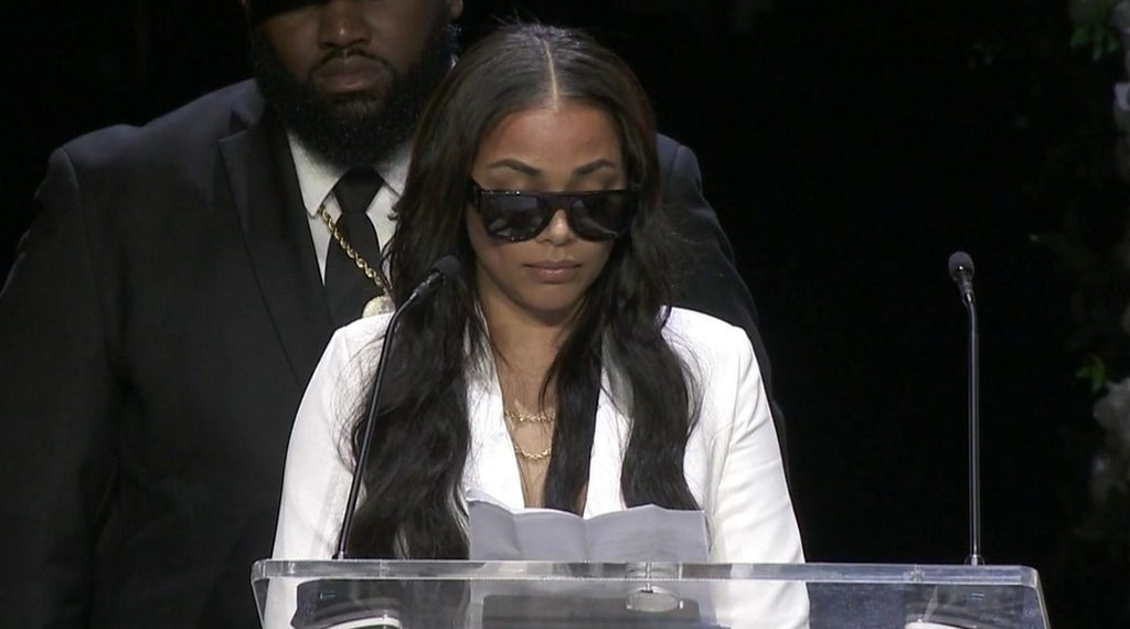Nipsey Hussle memorial: Lauren London pays tribute to rapper