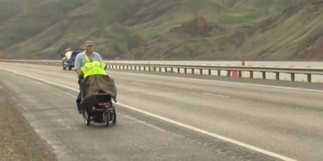 Army veteran treks across US to fight PTSD