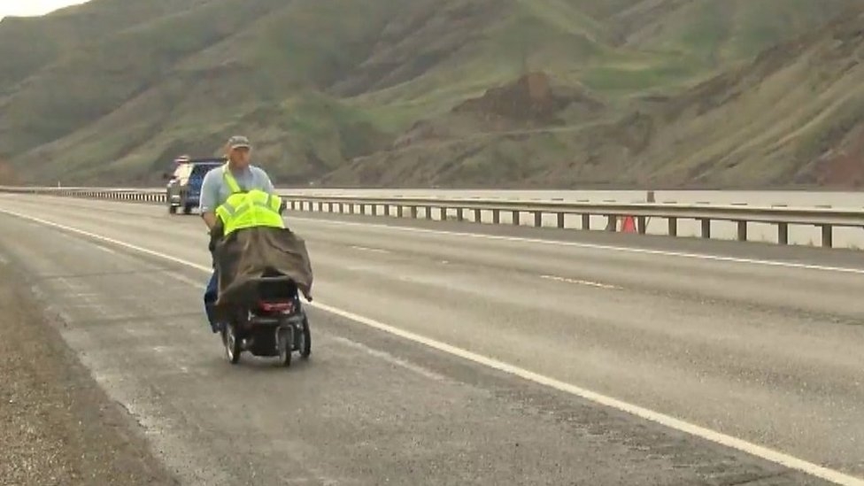 Army veteran treks across US to fight PTSD