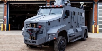 Calgary police unveil new armoured vehicle