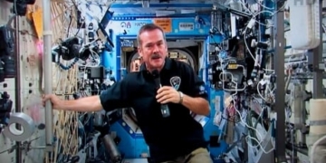 Chris Hadfield donates iconic photos from outer space to Dalhousie University