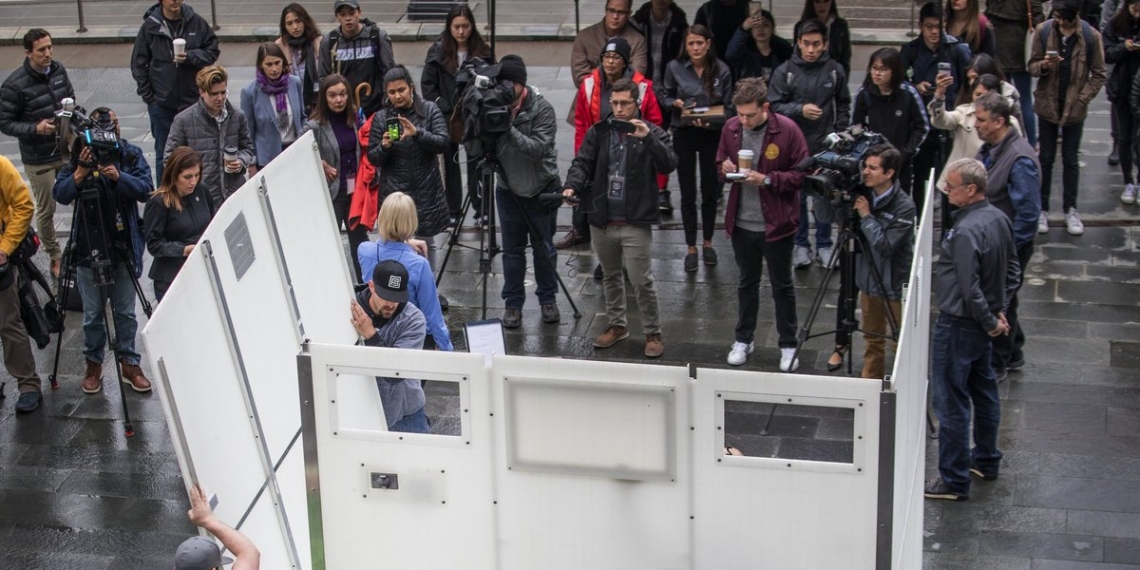 A push to treat homelessness like a natural disaster, on the steps of Seattle City Hall