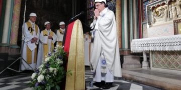 Notre-Dame celebrates 1st Mass since devastating April fire