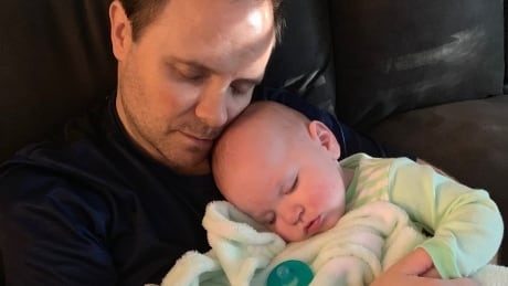 Surrey man lucky to be alive celebrates first Father’s Day with son at home