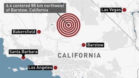 Magnitude 6.4 earthquake hits Southern California