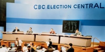 What election night used to look like on CBC