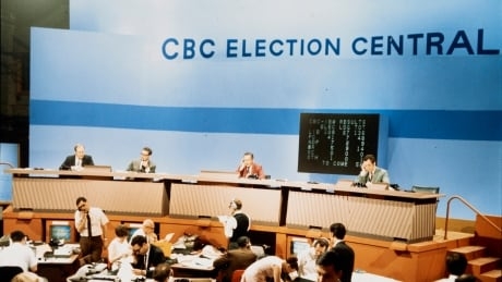 What election night used to look like on CBC