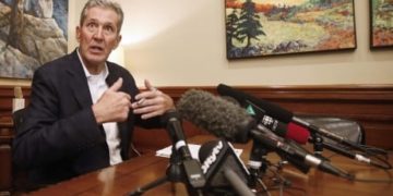 Manitoba Premier Brian Pallister in Ottawa LIVE