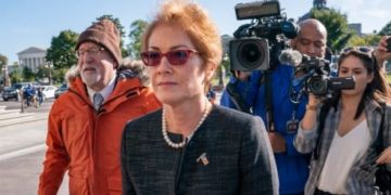 Former U.S. envoy to Ukraine says she was warned she’d been targeted by Trump allies