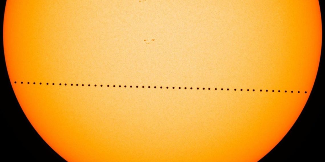 Mercury putting on rare show Monday, parading across the sun