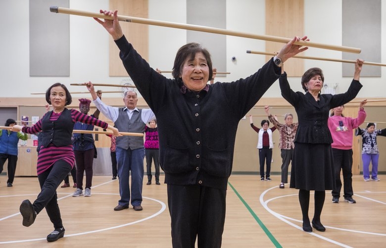 Where Ms. Suki, 86, finds yoga, line dancing and a place to belong