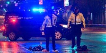 Pedestrian in hospital after collision near downtown Vancouver