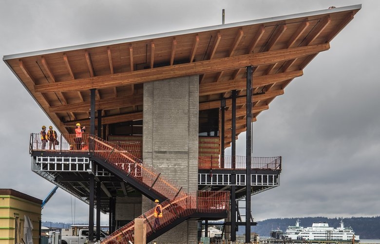 An inside look at the new Mukilteo ferry terminal expected to open this fall