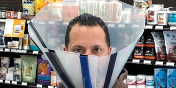 Keep touching your face? Pet store has a solution to prevent coronavirus