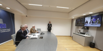 EU leaders battle coronavirus on health, economic fronts