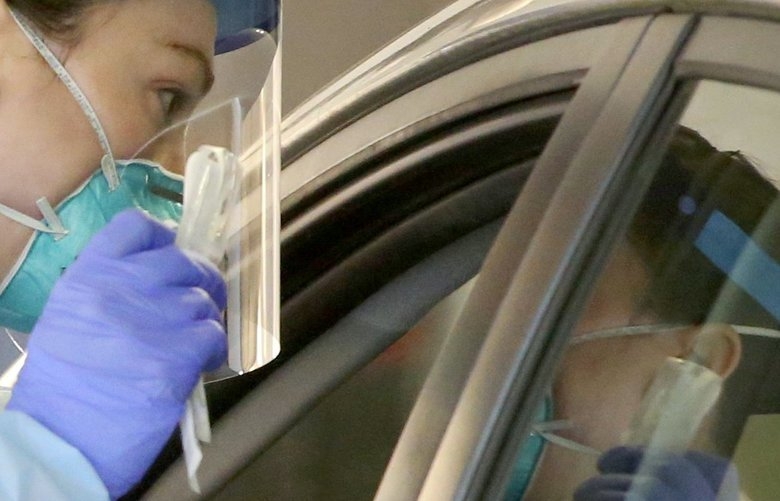 Coronavirus drive-thru testing brings extra challenges for people who don’t drive