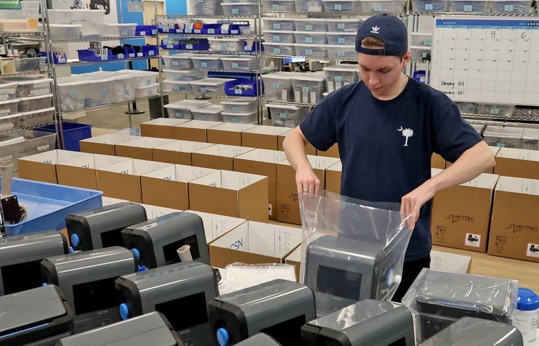 GM and Bothell’s Ventec get $489.4 million order from U.S. for 30,000 ventilators in coronavirus fight