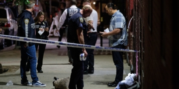 Man stabbed to death outside Bronx building where woman fell from fire escape hours earlier