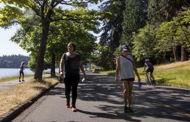On Seattle’s Lake Washington Boulevard, a weekend without cars