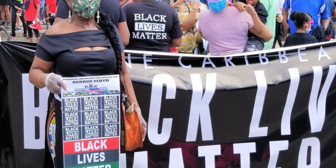 CARIBBEAT: Spirit of Marcus, Malcolm X and Stokely precede supportive Brooklyn Caribbean march and rally for racial justice