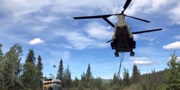 Into the Wild bus removed from Alaska backcountry