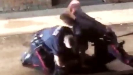 Witness shocked at force used by Calgary police dealing with sleeping man