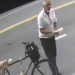 ‘This has never happened to me before’: Elderly man enjoying slice of pizza knocked out cold by crazed cyclist outside NYC eatery