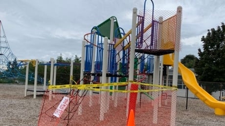 ‘Who steals a slide?’ Burnaby RCMP asks after playground theft