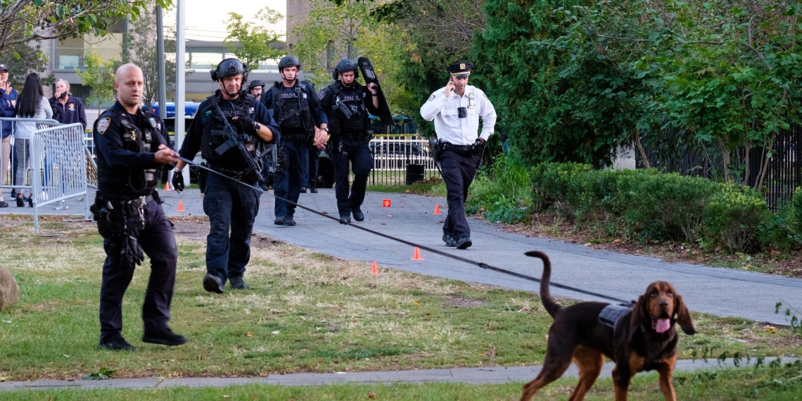 Man shot in the head in Queens park as children play nearby