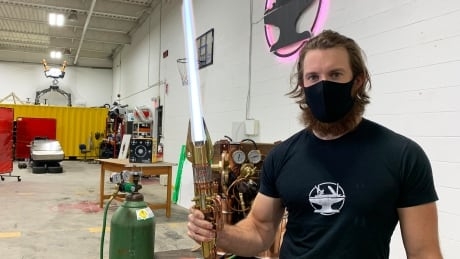Kitchener YouTuber and engineer creates hyper-realistic lightsaber prototype