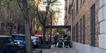 Twelve injured as fire rips through empty Upper West Side apartment
