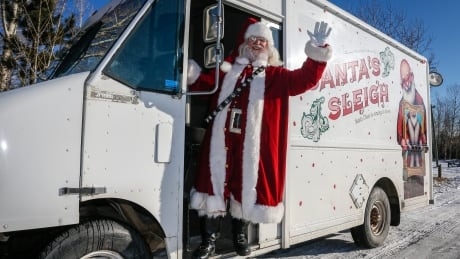 Santa on wheels: St. Nick gets new open-air ride as pandemic drags into holidays