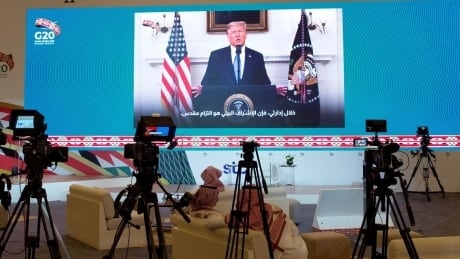 Trump slams global climate agreement that Biden intends to rejoin, during G20 speech