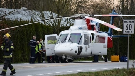 2 people rushed to hospital after T-bone collision in Langley