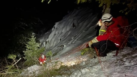 Mountie gets man but needs military rescue after suspect leads officer into icy ravine