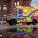 This fleet of Canada Post trucks went psychedelic thanks to a London, Ont., artist's 'funny idea'