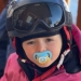 Skiing toddler's adorable pep talks to herself on the slopes are 'bringing people joy'