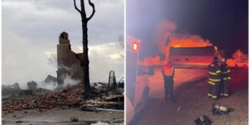 Hours before grassfire, historic hotel in Carmangay burned to the ground