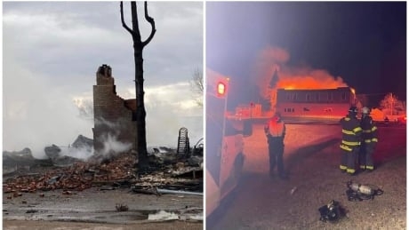 Hours before grassfire, historic hotel in Carmangay burned to the ground