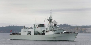 Canadian warship transits South China Sea as diplomatic tensions remain high