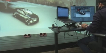 Virtual reality CAVE in Windsor creates virtual twin of Canadian-made Project Arrow concept vehicle