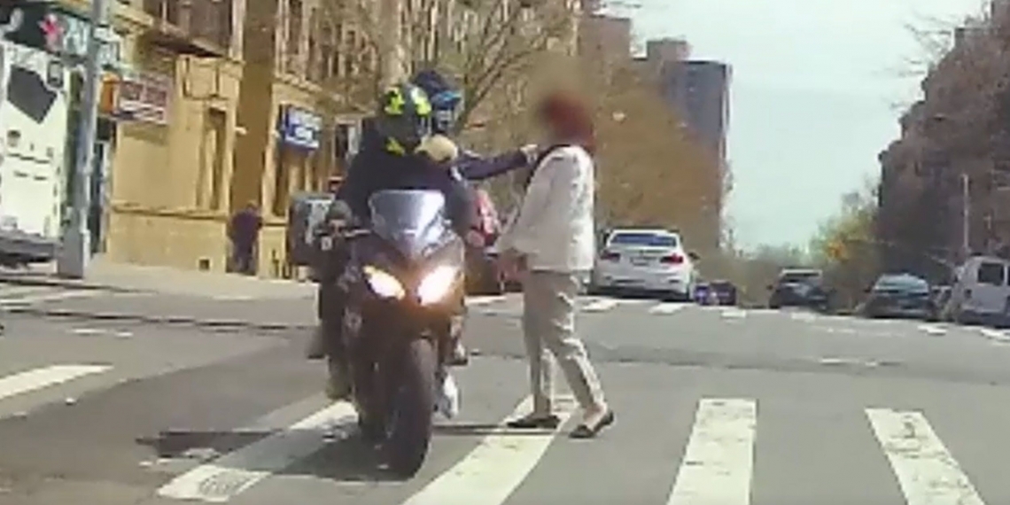 SEE IT: Motorcycle-riding duo rips chain from woman’s neck in Manhattan