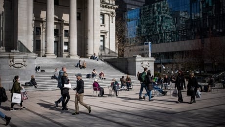 Looking for outdoor space? The City of Vancouver has reopened the Robson Street plaza