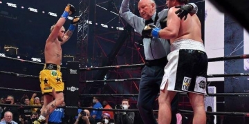 Jake Paul v Ben Askren: YouTube star wins with knockout inside two minutes